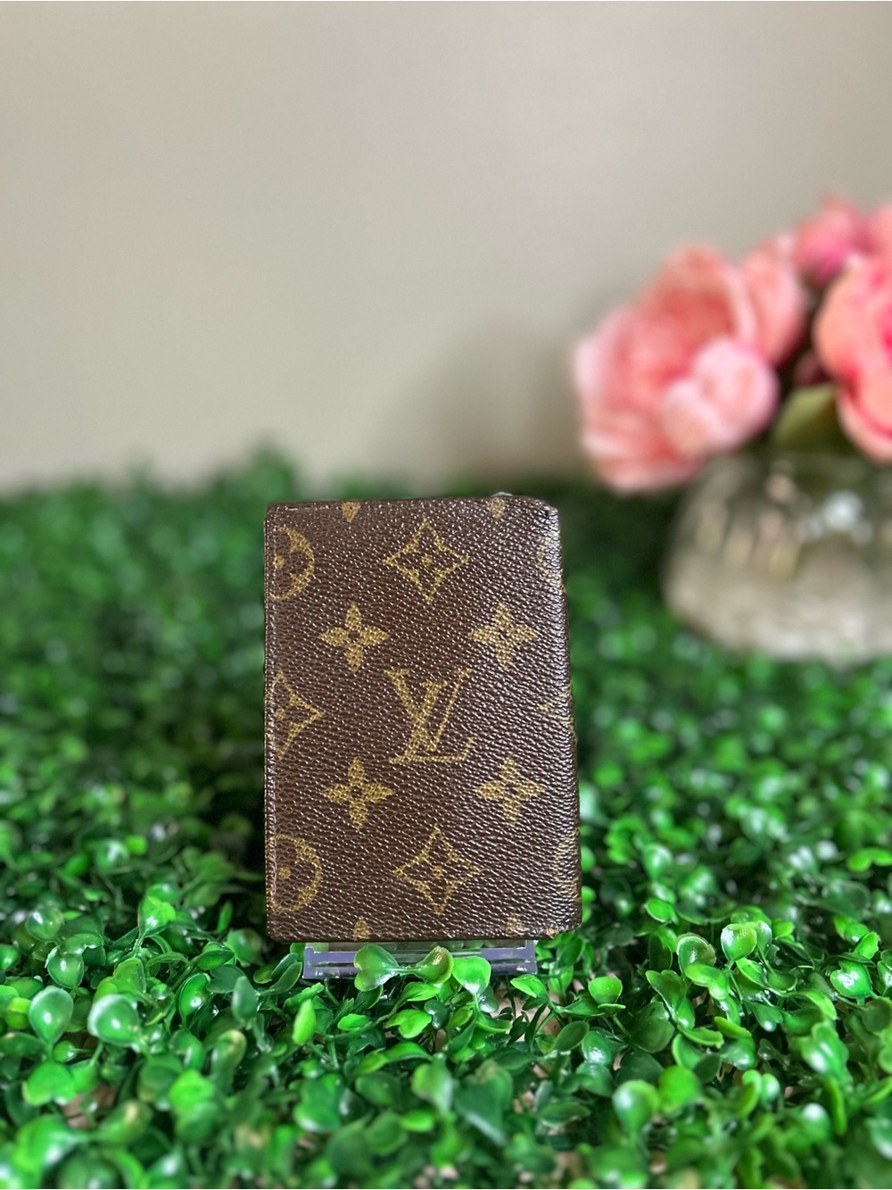 Louis Vuitton Monogram Bifold Double ID Card Holder Wallet Vintage - Picture 3 of 9